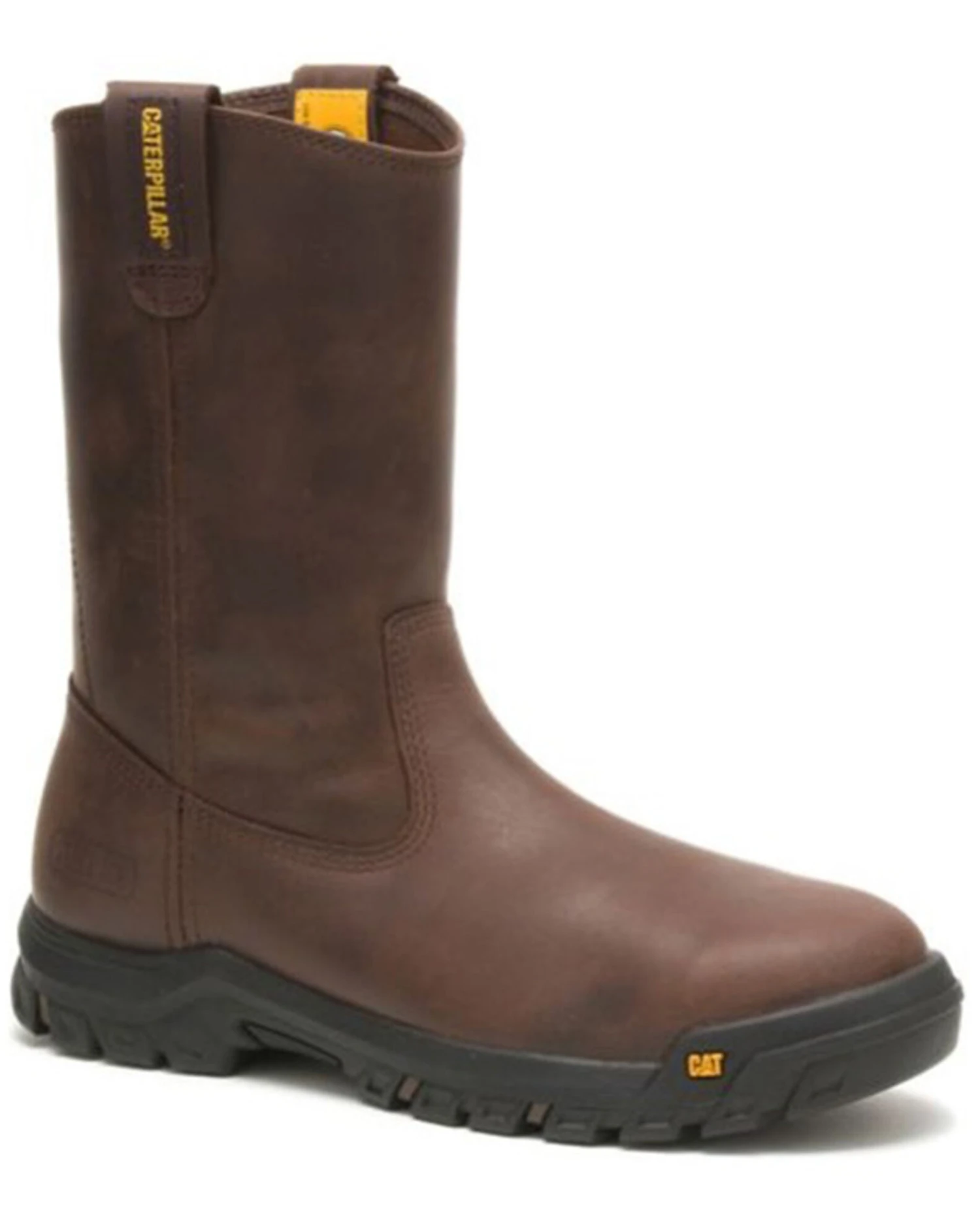 Caterpillar Men's Drawbar Western Work Boots - Steel Toe - Image 5