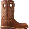 Twisted X Men's Tan Western Work Boots - Soft Toe