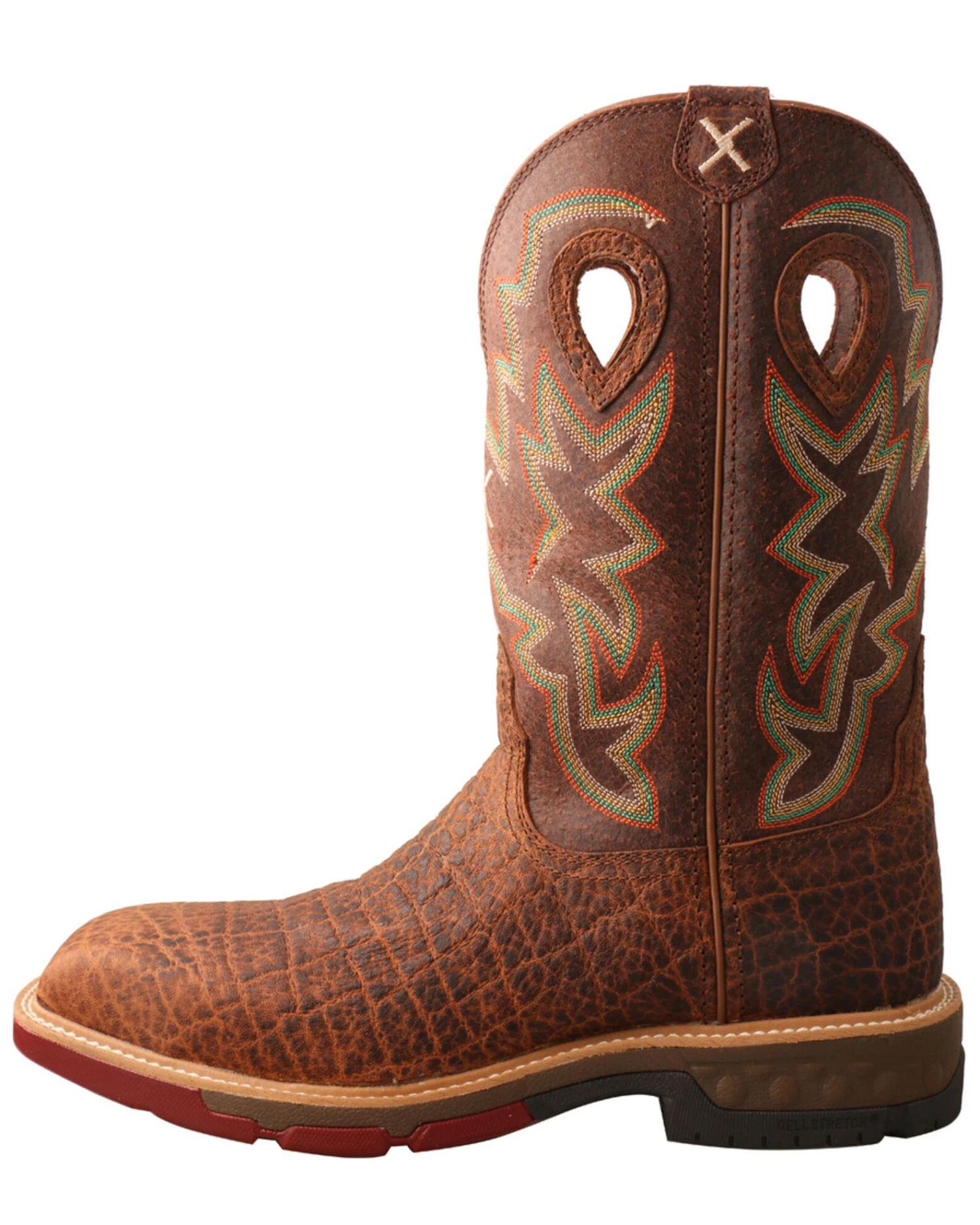 Twisted X Men's Tan Western Work Boots - Soft Toe - Image 4