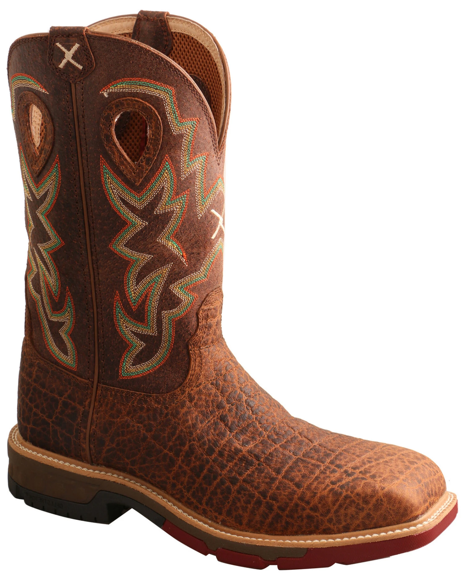 Twisted X Men's Tan Western Work Boots - Composite Toe - Image 5