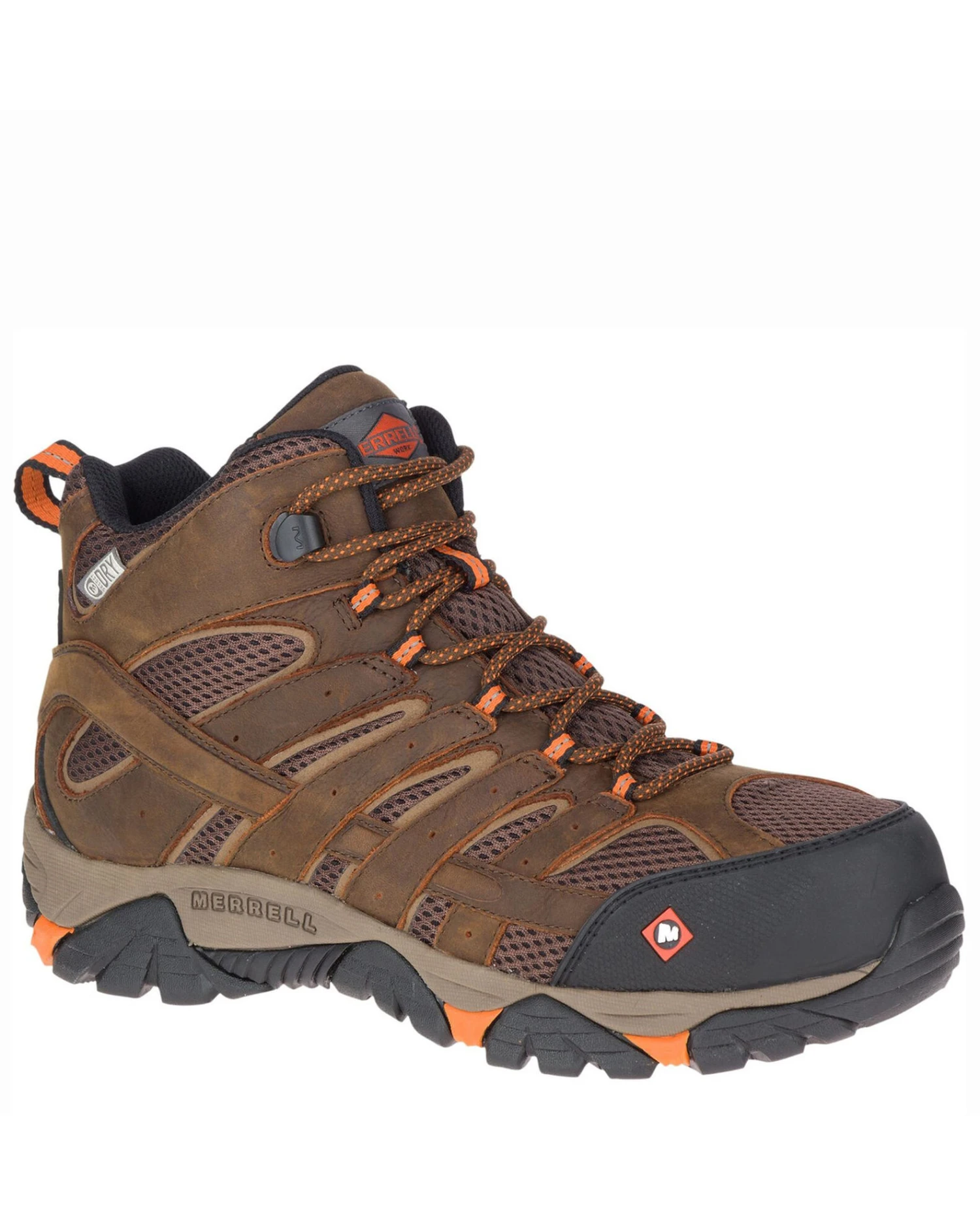 Merrell Men's MOAB Vertex Waterproof Work Boots - Composite Toe - Image 4