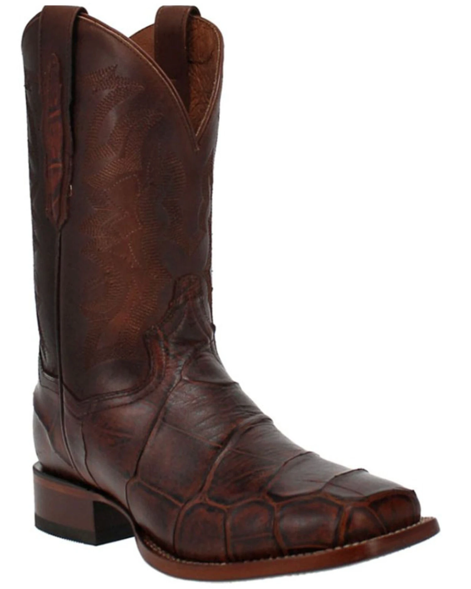 Dan Post Men's Akers Western Boots - Broad Square Toe - Image 7