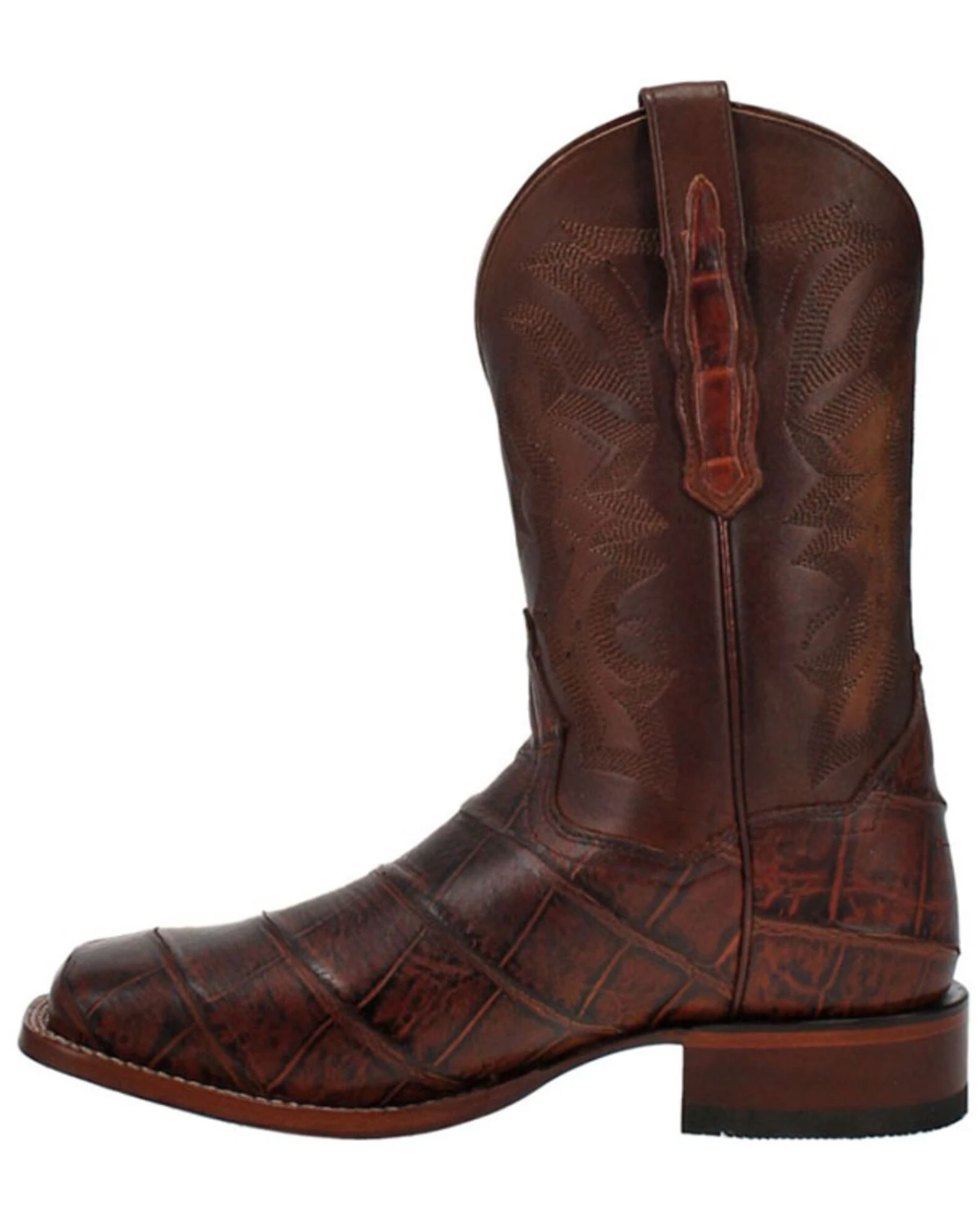 Dan Post Men's Akers Western Boots - Broad Square Toe - Image 5