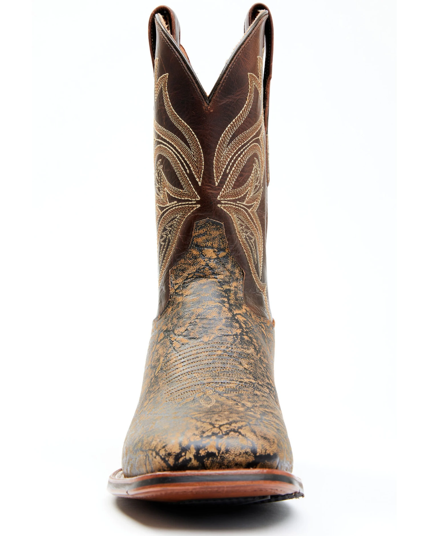 Dan Post Men's Elephant Print Western Performance Boots - Broad Square Toe - Image 5