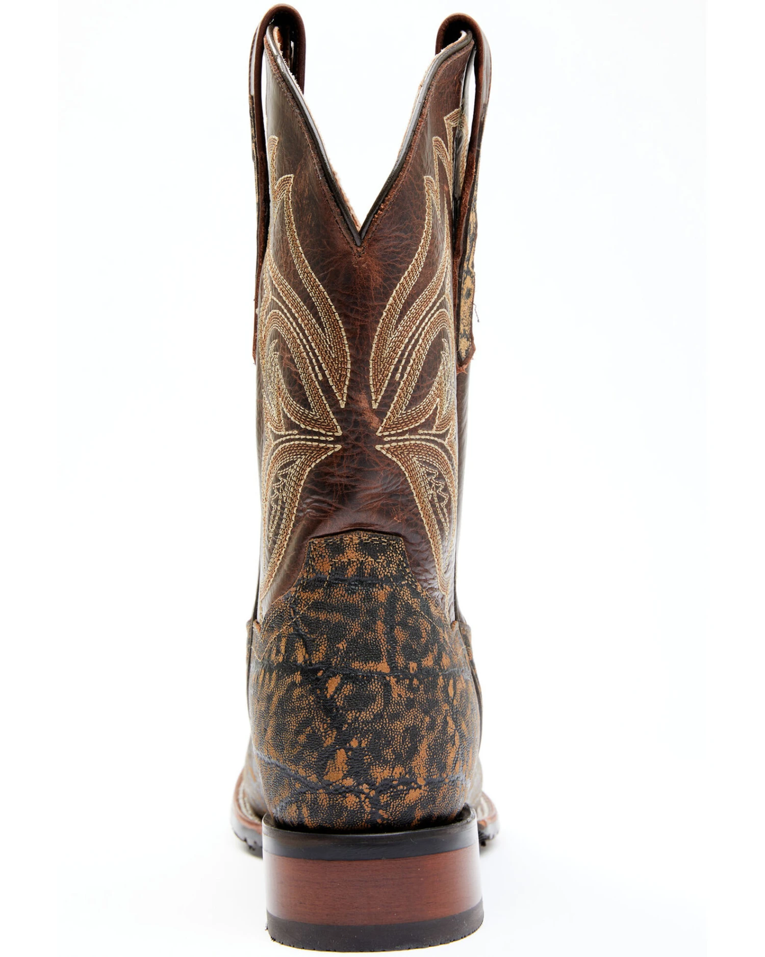 Dan Post Men's Elephant Print Western Performance Boots - Broad Square Toe - Image 7