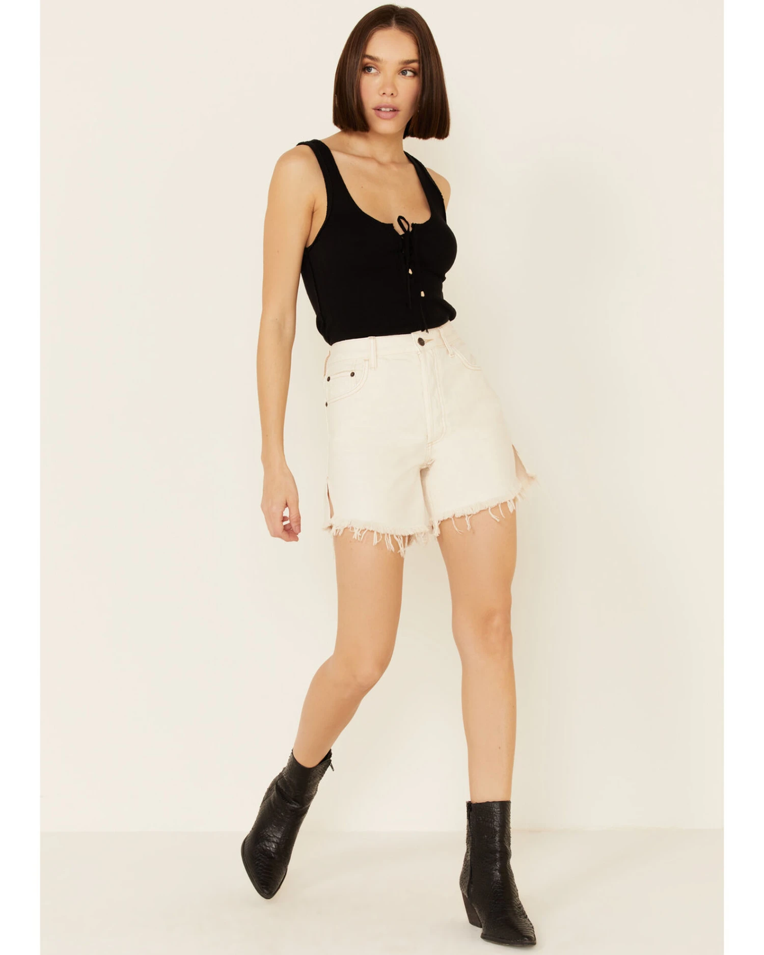 Free People Women's Baggy Tomboy Shorts - Image 4