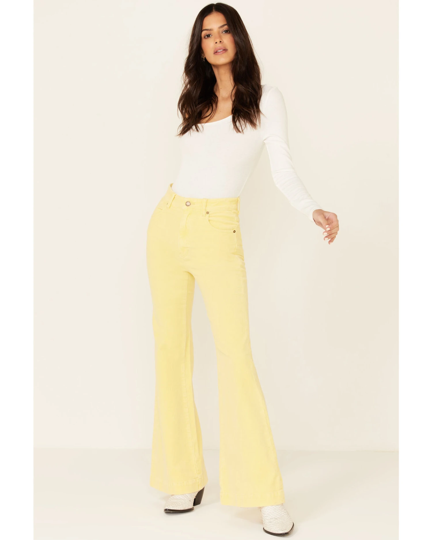 Rolla's Women's Eastcoast High Rise Flare Leg Jeans - Image 2