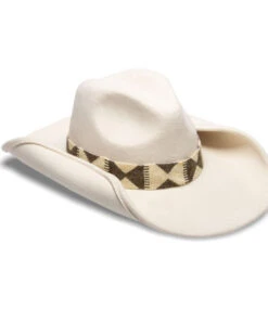 Nikki Beach Women's Bonsoa Wool Felt Western Hat