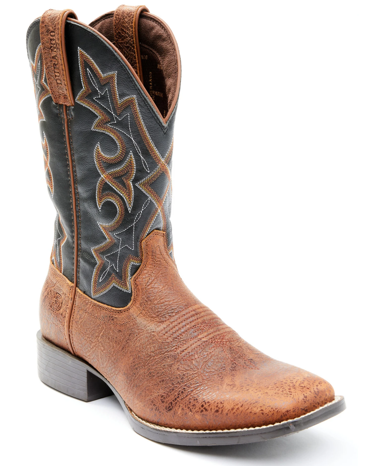 Durango Men's Brown Westward Western Performance Boots - Broad Square Toe - Image 7