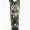Corral Women's Floral Skull Embroidery & Studs Western Boots - Snip Toe