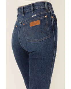 Wrangler Women's Westward Heritage Dark Wash High Rise Flare Jeans