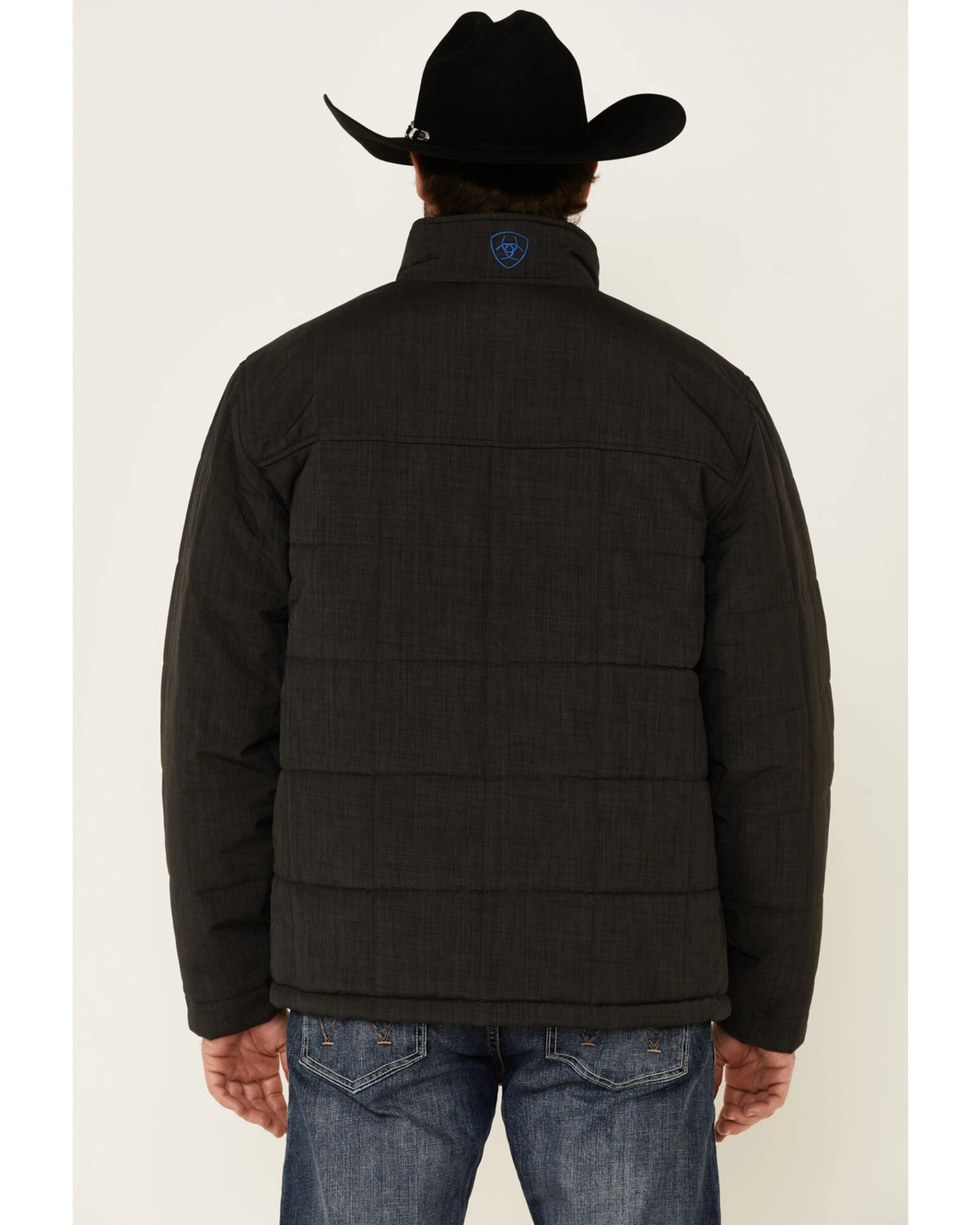 Ariat Men's Charcoal Crius CC Insulated Zip-Front Jacket - Image 3