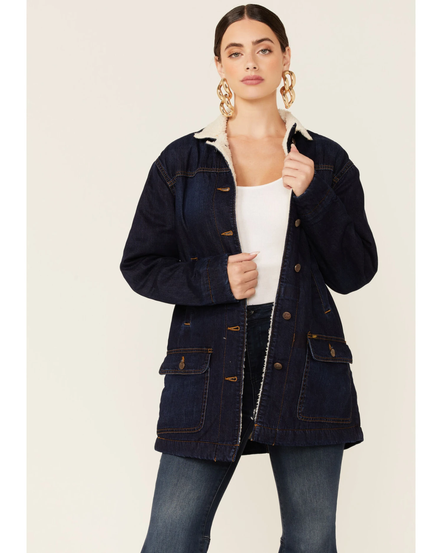 Lee Women's Oversized Denim Jacket - Image 4