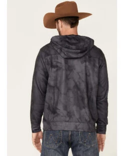 Hooey Men's Tie-Dye Liberty Roper Flag Graphic Hooded Sweatshirt