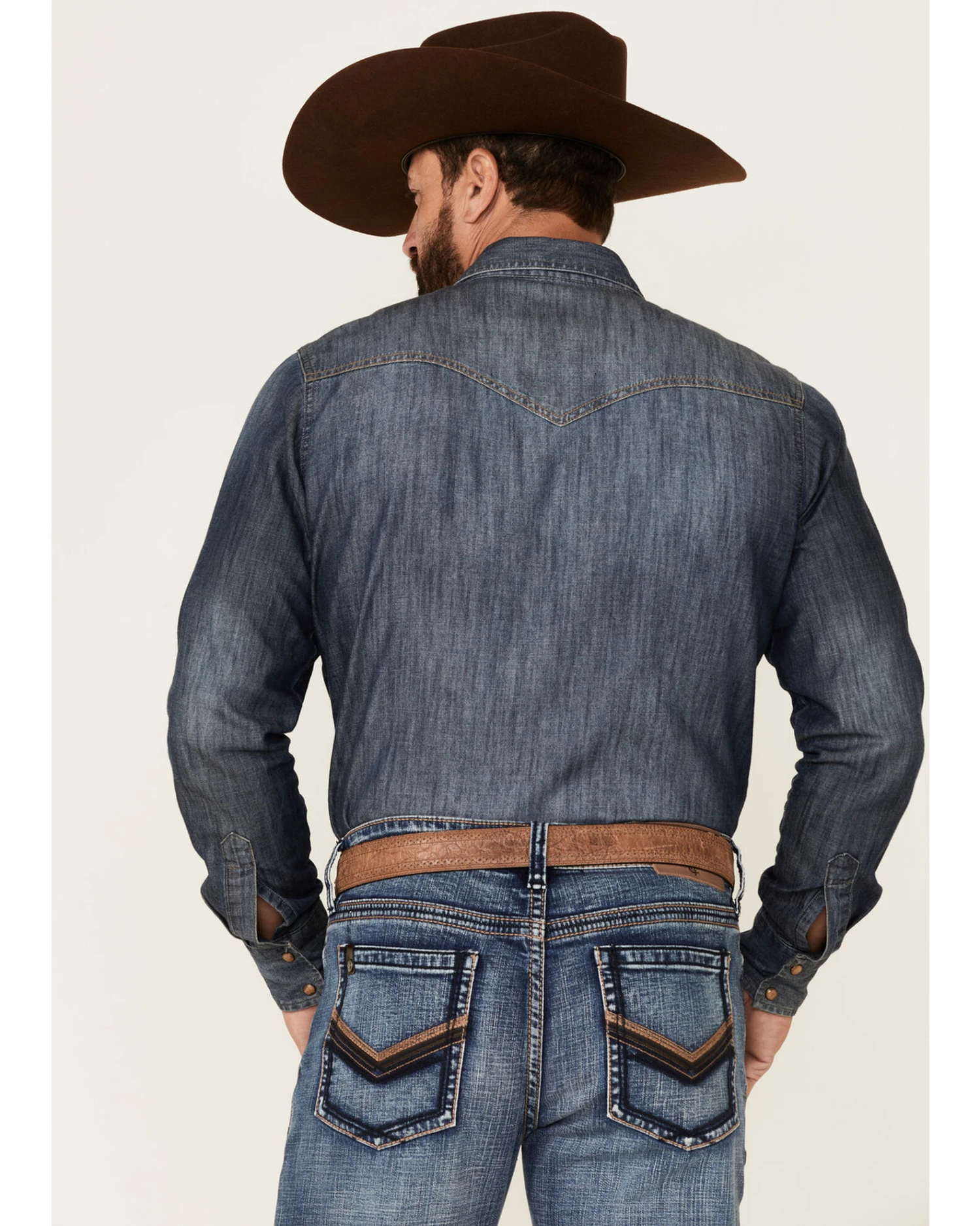 Cody James Core Men's Bannon Dark Wash Stretch Slim Straight Jeans - Image 2