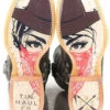 Tin Haul Women's Bandana Bandit Western Boots - Broad Square Toe