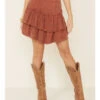 Free People Women's Ruffles In The Sand Skirt