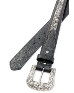 Shyanne Women's Pewter Stone Belt