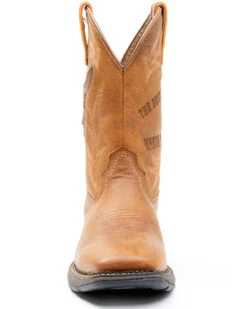 Brothers & Sons Men's Skull Western Performance Boots - Broad Square Toe