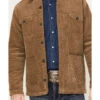 Moonshine Spirit Men's Barn Door Bonded Button Down Corduroy Jacket