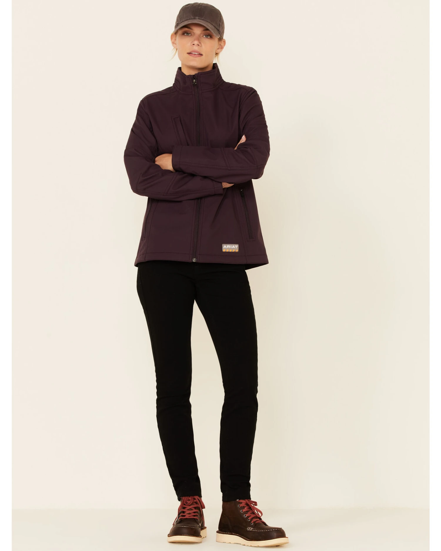 Ariat Women's Rebar Stitch Softshell Zip-Front Work Jacket - Image 3