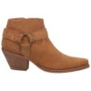 Dingo Women's Buckskin Western Fashion Booties - Snip Toe