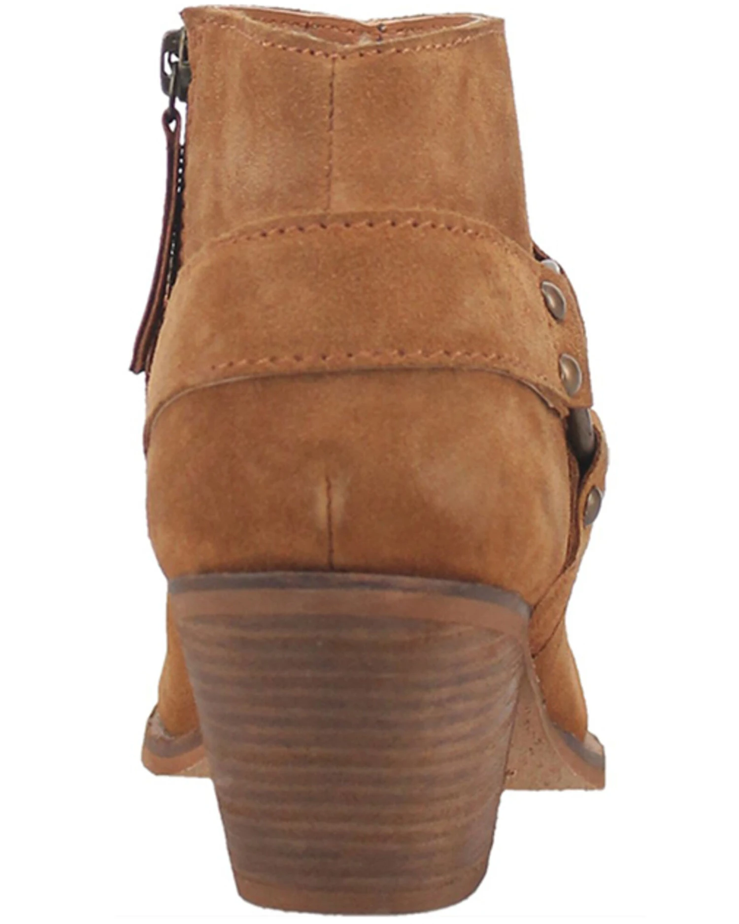 Dingo Women's Buckskin Western Fashion Booties - Snip Toe - Image 5