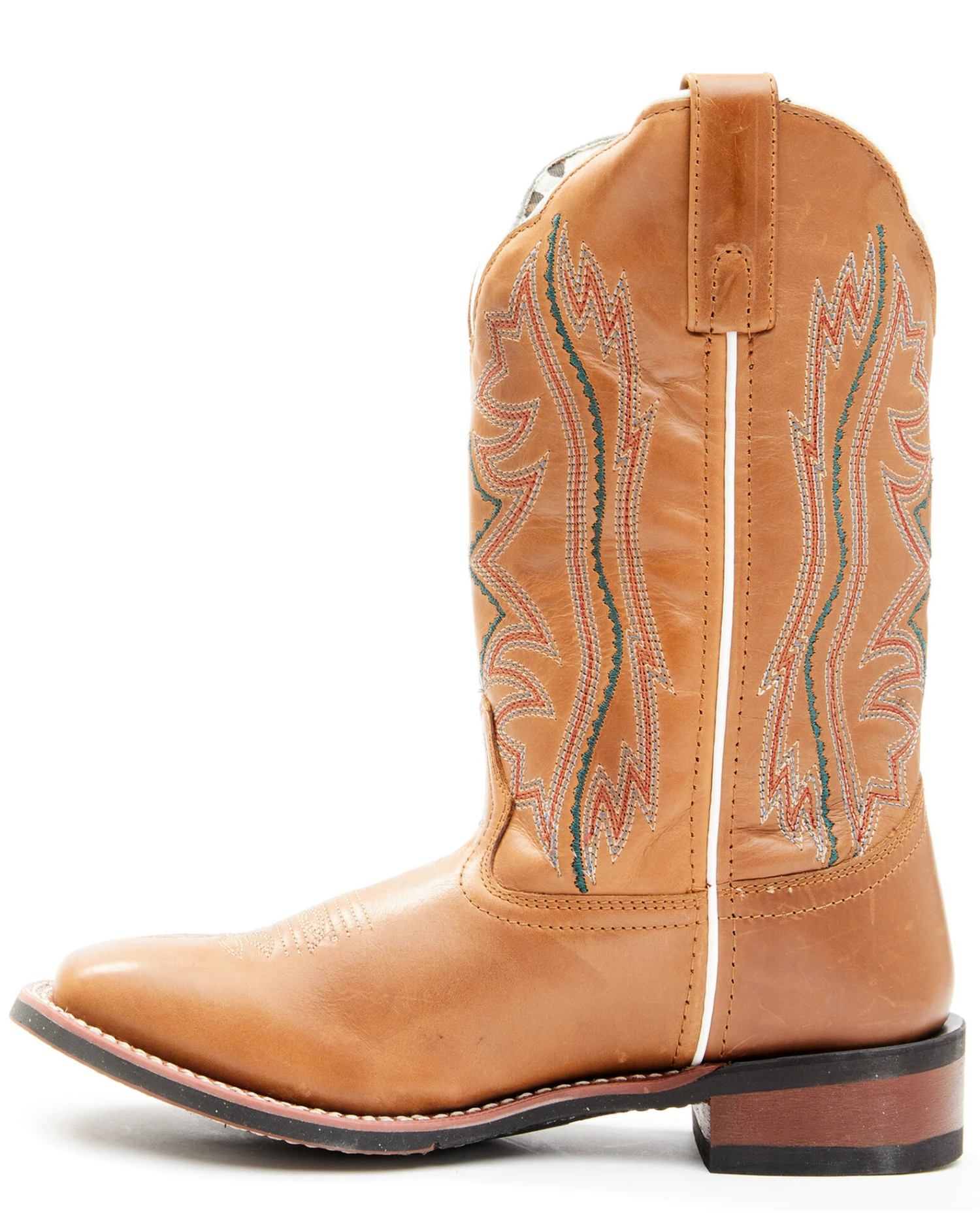 Laredo Women's Lad Tan Western Boots - Broad Square Toe - Image 2