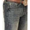 Rock & Roll Denim Men's Pistol Medium Vintage Stretch Regular Straight Jeans