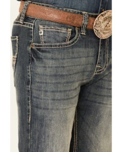 Rock & Roll Denim Men's Pistol Medium Vintage Stretch Regular Straight Jeans