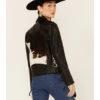 STS Ranchwear Women's Cow Print Leather Jacket