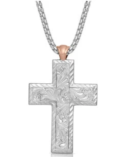 Montana Silversmiths Women's American Legends Mosaic Cross Necklace