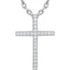 Montana Silversmiths Women's Dazzling In Faith Cross Necklace