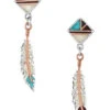 Montana Silversmiths Women's American Legends Feather Earrings