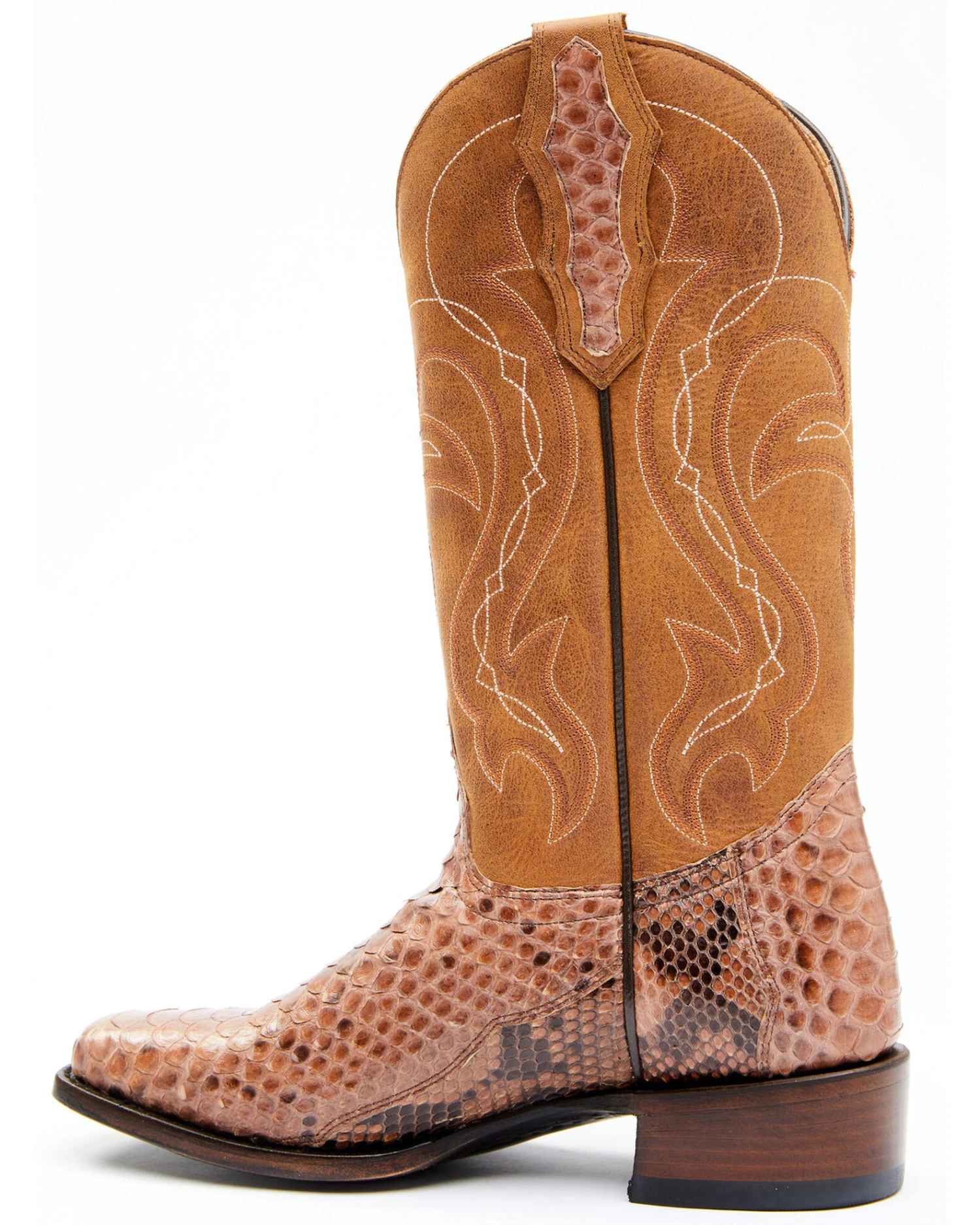 Shyanne Women's Geneva Exotic Snake Skin Western Boots - Square Toe - Image 6