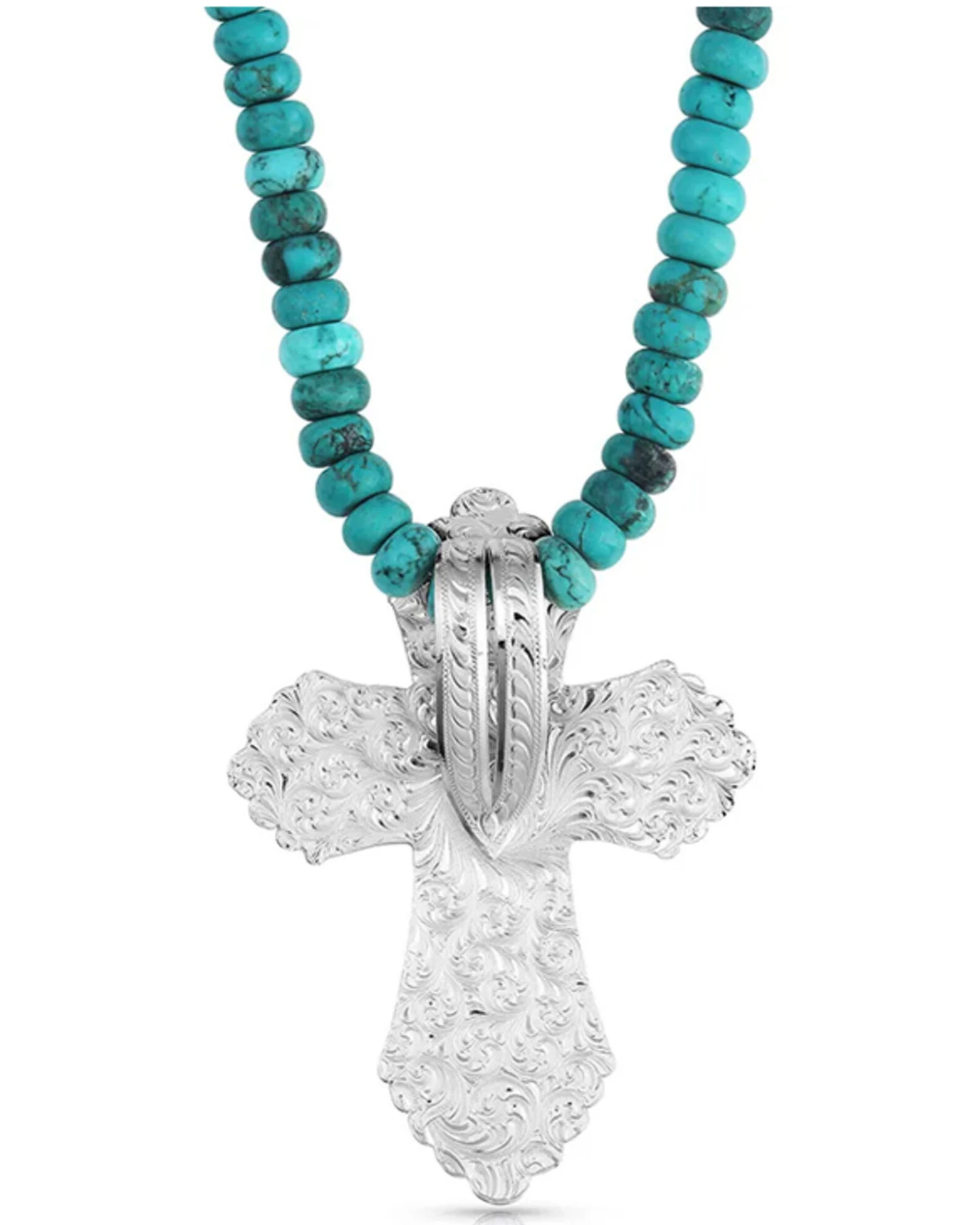 Montana Silversmiths Women's Authentic Faith Statement Necklace - Image 2