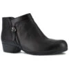 Rockport Women's Black Carly Work Booties - Alloy Toe
