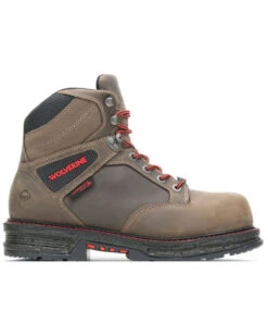 Wolverine Men's Charcoal Hellcat Ultraspring Work Boots - Soft Toe
