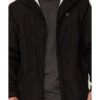 Wrangler ATG Men's All-Terrain Black Zip-Front Hooded Rain Jacket