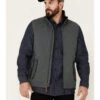 Dakota Grizzly Men's Slate Nolan Zip-Front Quilted Vest