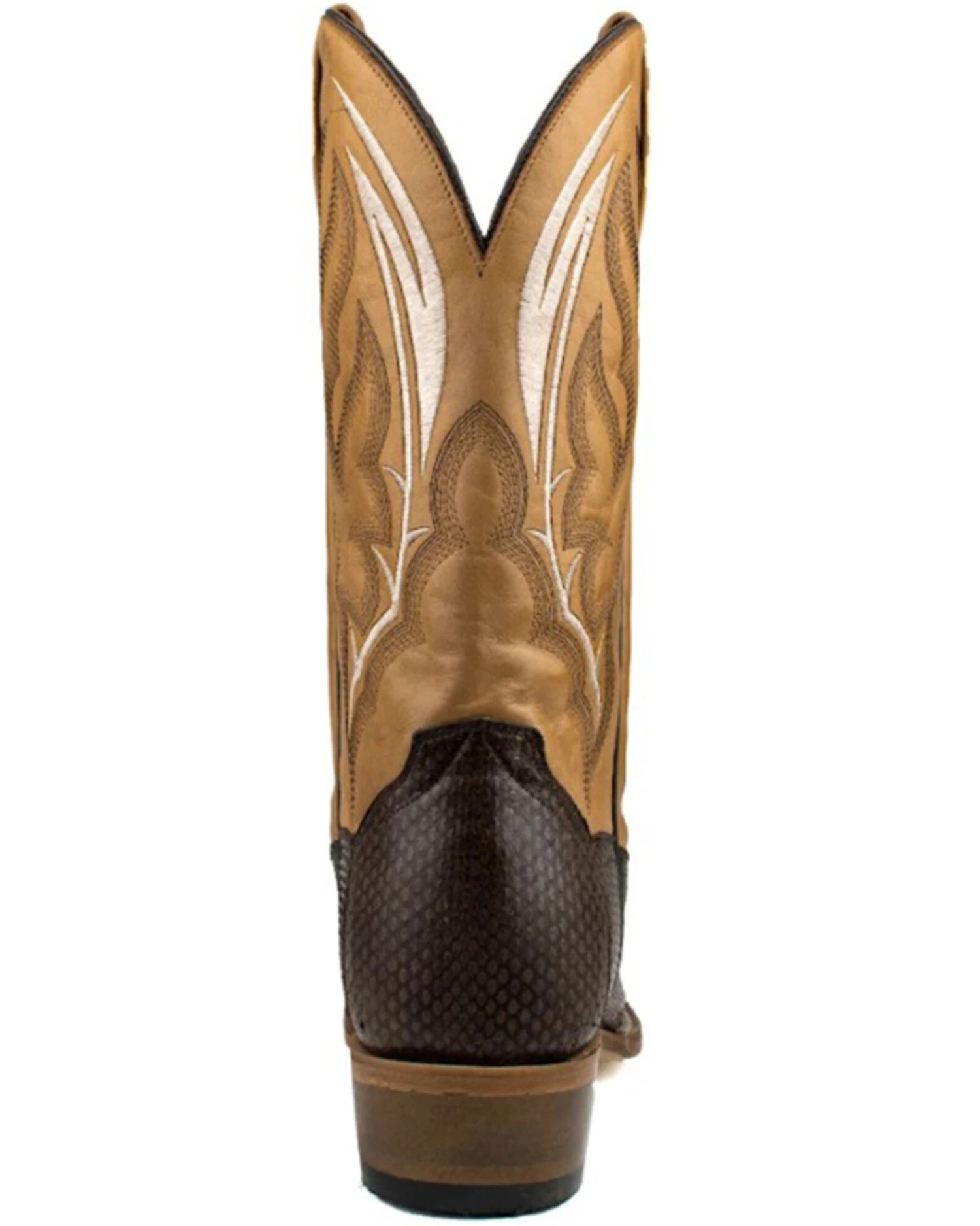 Dan Post Men's Exotic Snake Skin Western Boots - Square Toe - Image 2