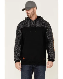Cody James Men's FR Printed Fleece Hooded Work Sweatshirt - Tall