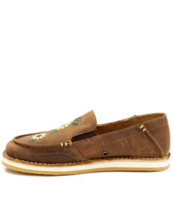 RANK 45 Women's Sunflower Slip-On Shoes - Moc Toe
