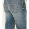 Rock 47 By Wrangler Men's Cochran Medium Wash Stretch Slim Straight Jeans