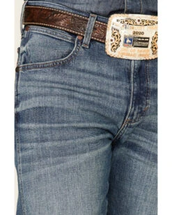 Wrangler Retro Men's Shadow Medium Wash Stretch Slim Bootcut Jeans