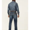 Wrangler Retro Men's Mauney Dark Wash Stretch Slim Straight Jeans - Long