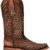 Corral Women's Leopard Print Western Boots - Square Toe