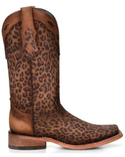 Corral Women's Leopard Print Western Boots - Square Toe