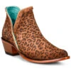 Corral Women's Leopard Print Fashion Booties - Snip Toe