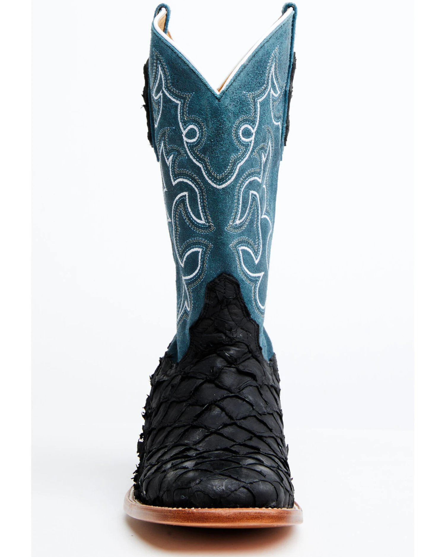 Cody James Men's Pirarucu Soul Western Exotic Boot - Broad Square Toe - Image 3